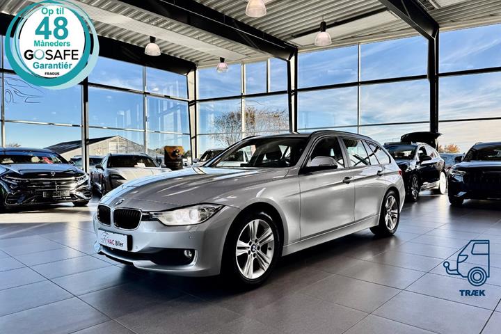 Sølv BMW 320d fra 2013