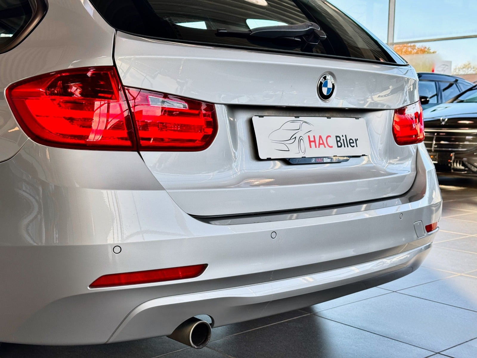 Sølv BMW 320d fra 2013