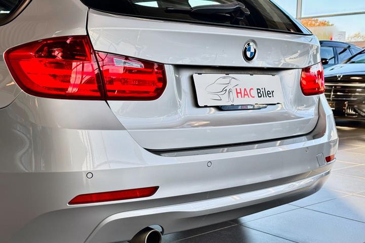Sølv BMW 320d fra 2013
