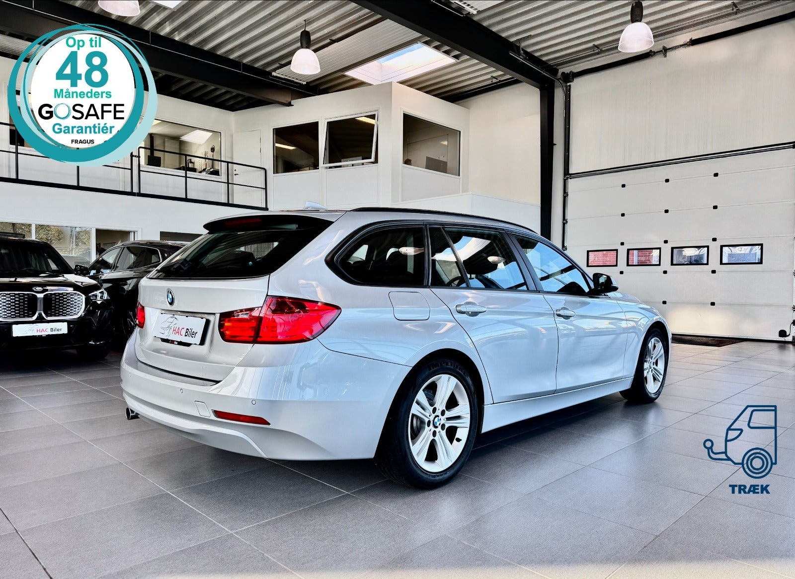 Sølv BMW 320d fra 2013