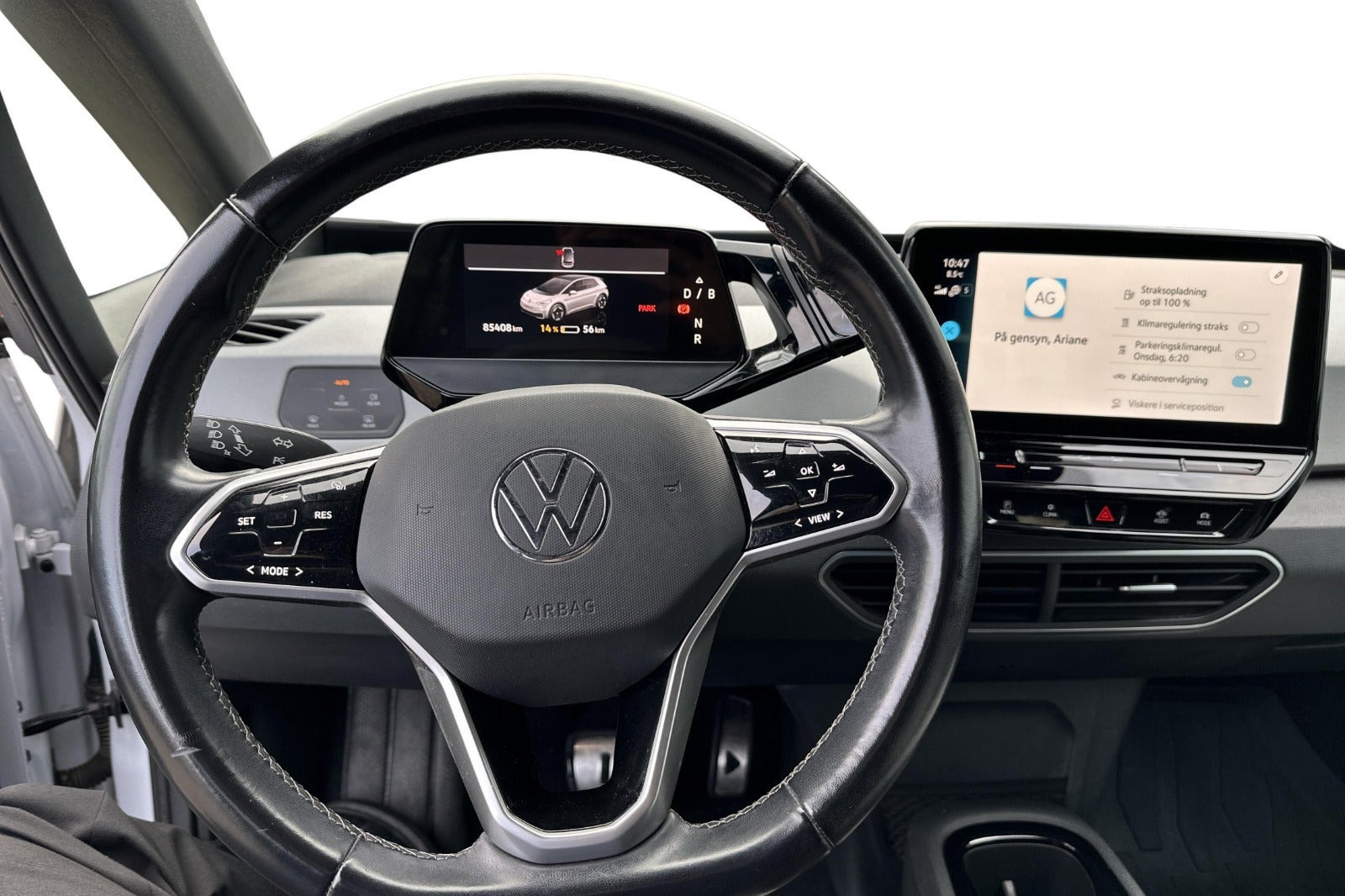 Hvid VW ID.3 fra 2023