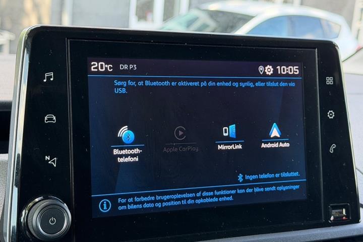 Sort Peugeot Partner fra 2020