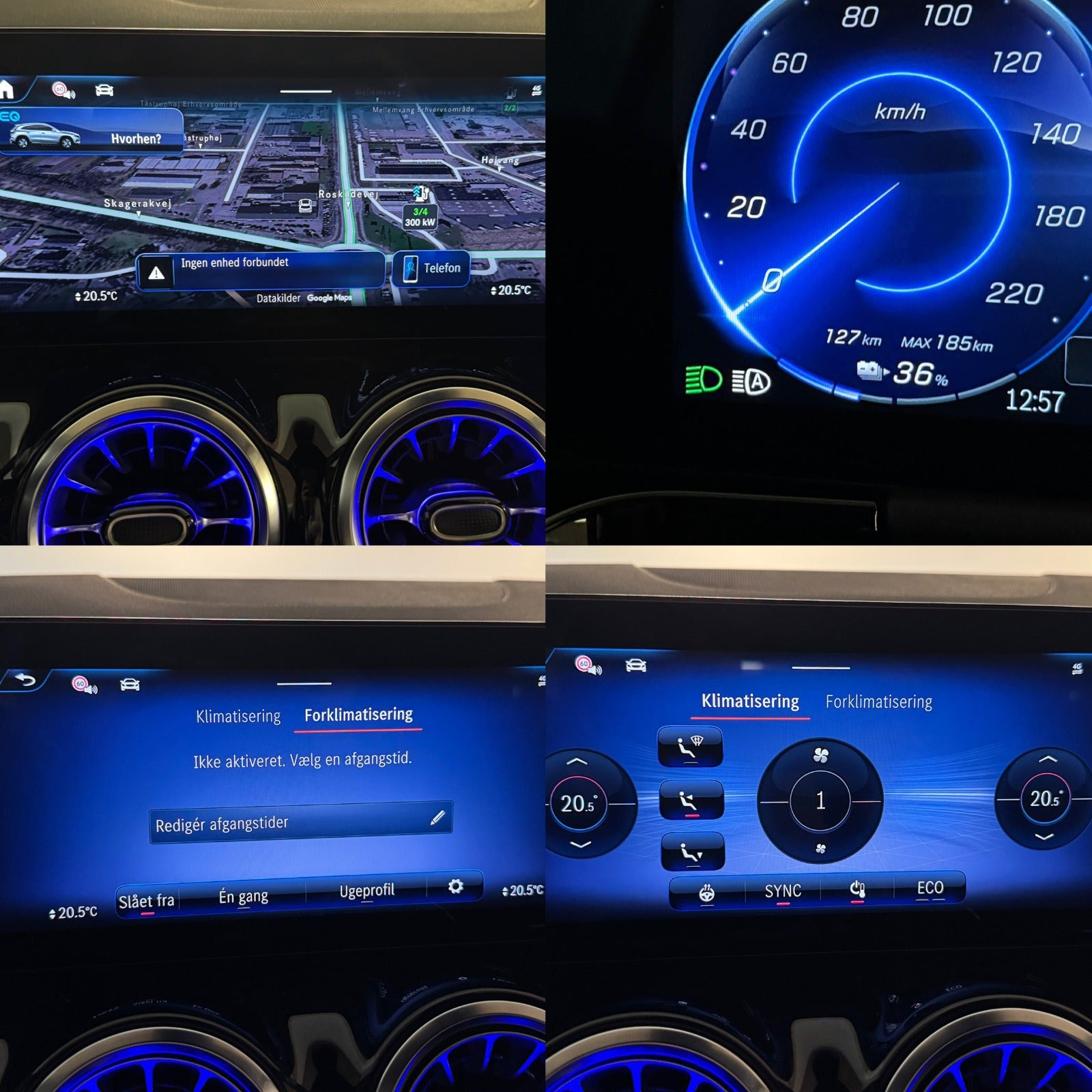Hvid Mercedes EQA250+ fra 2025