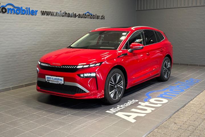 Rød Skoda Enyaq fra 2026