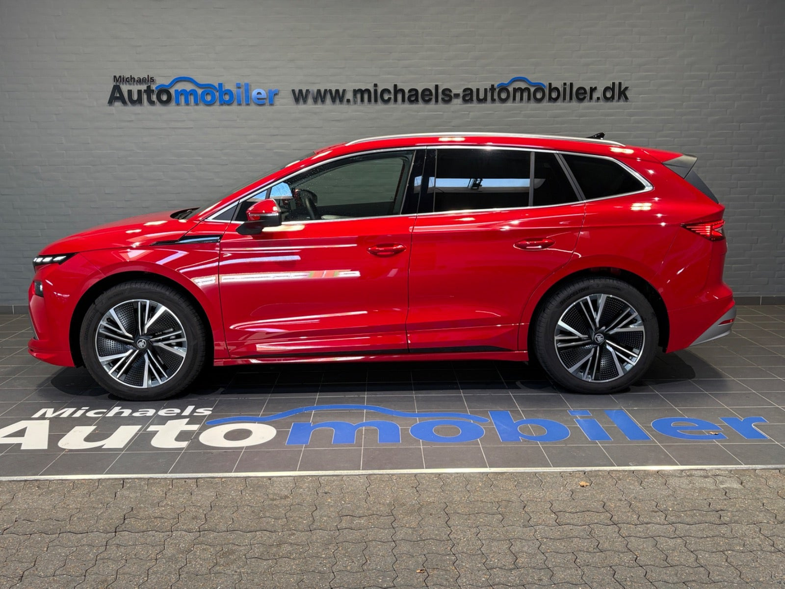 Rød Skoda Enyaq fra 2026