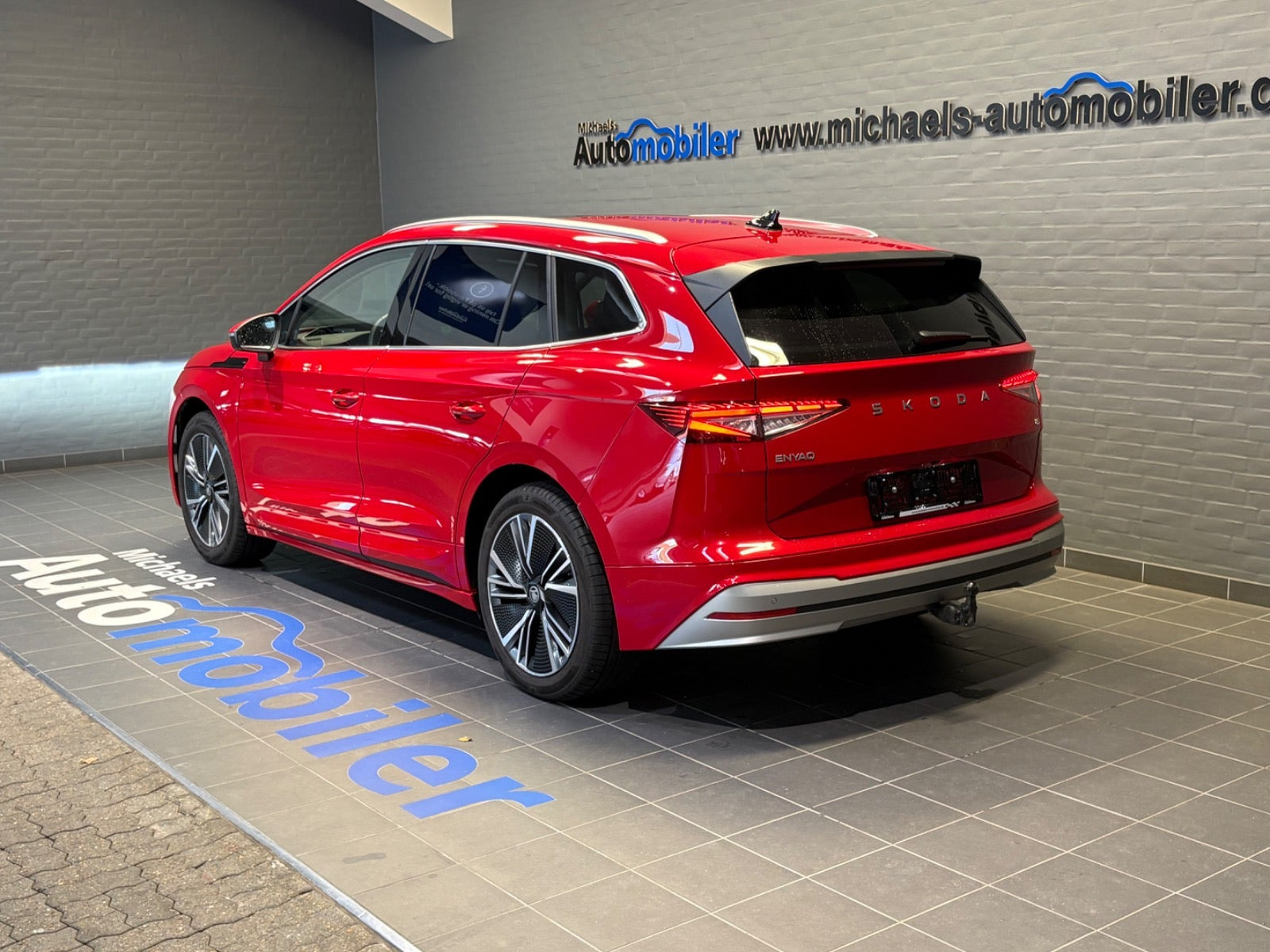 Rød Skoda Enyaq fra 2026