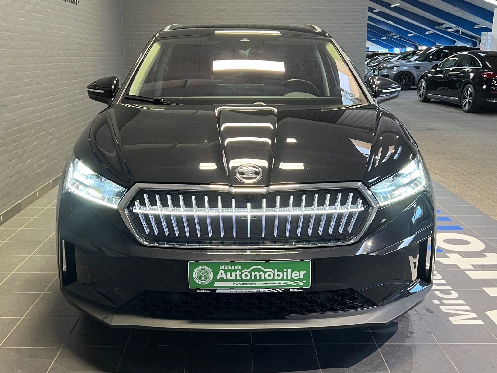 Sort Skoda Enyaq fra 2023