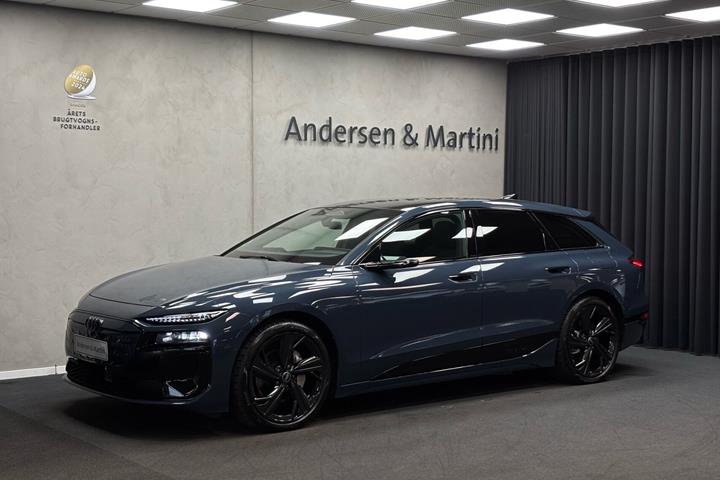 Blå Audi A6 fra 2025