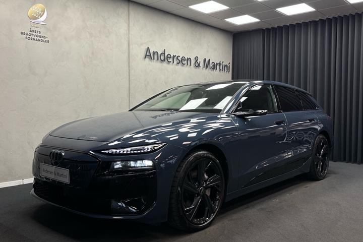 Blå Audi A6 fra 2025