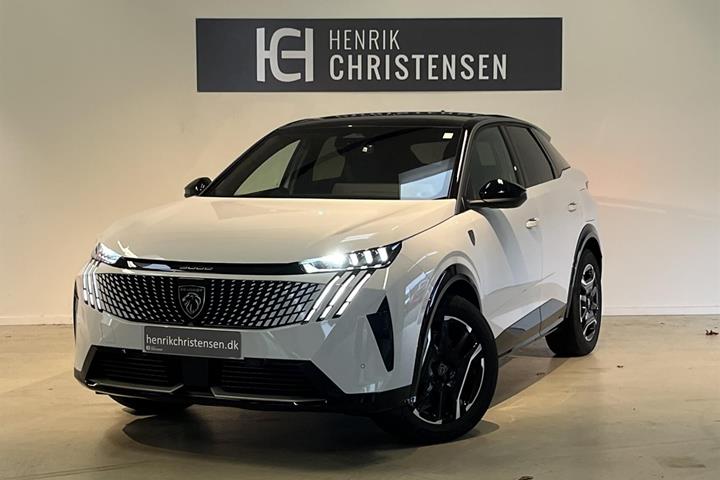 Hvid Peugeot e-3008 fra 2025