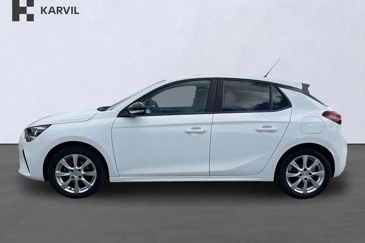 Hvid Opel Corsa fra 2023