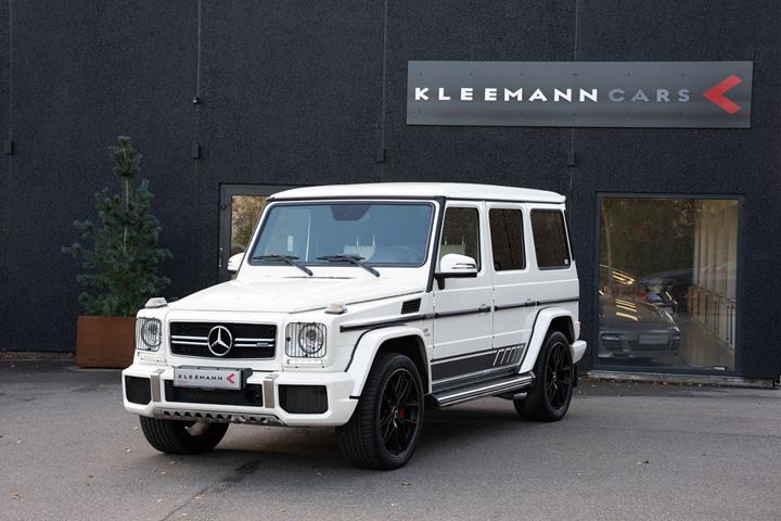 Gul Mercedes G63 fra 2016