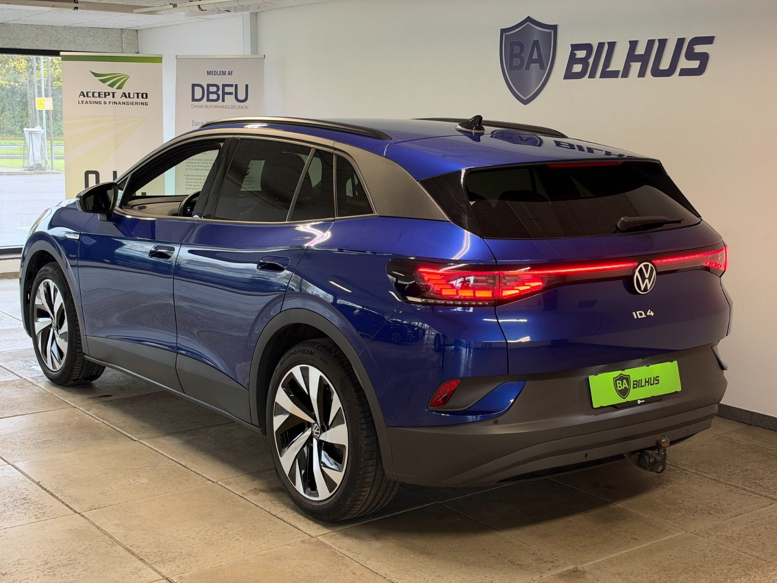 Blå VW ID.4 fra 2023