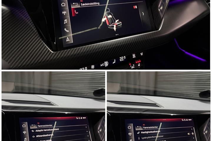 Grå Audi e-tron GT fra 2021