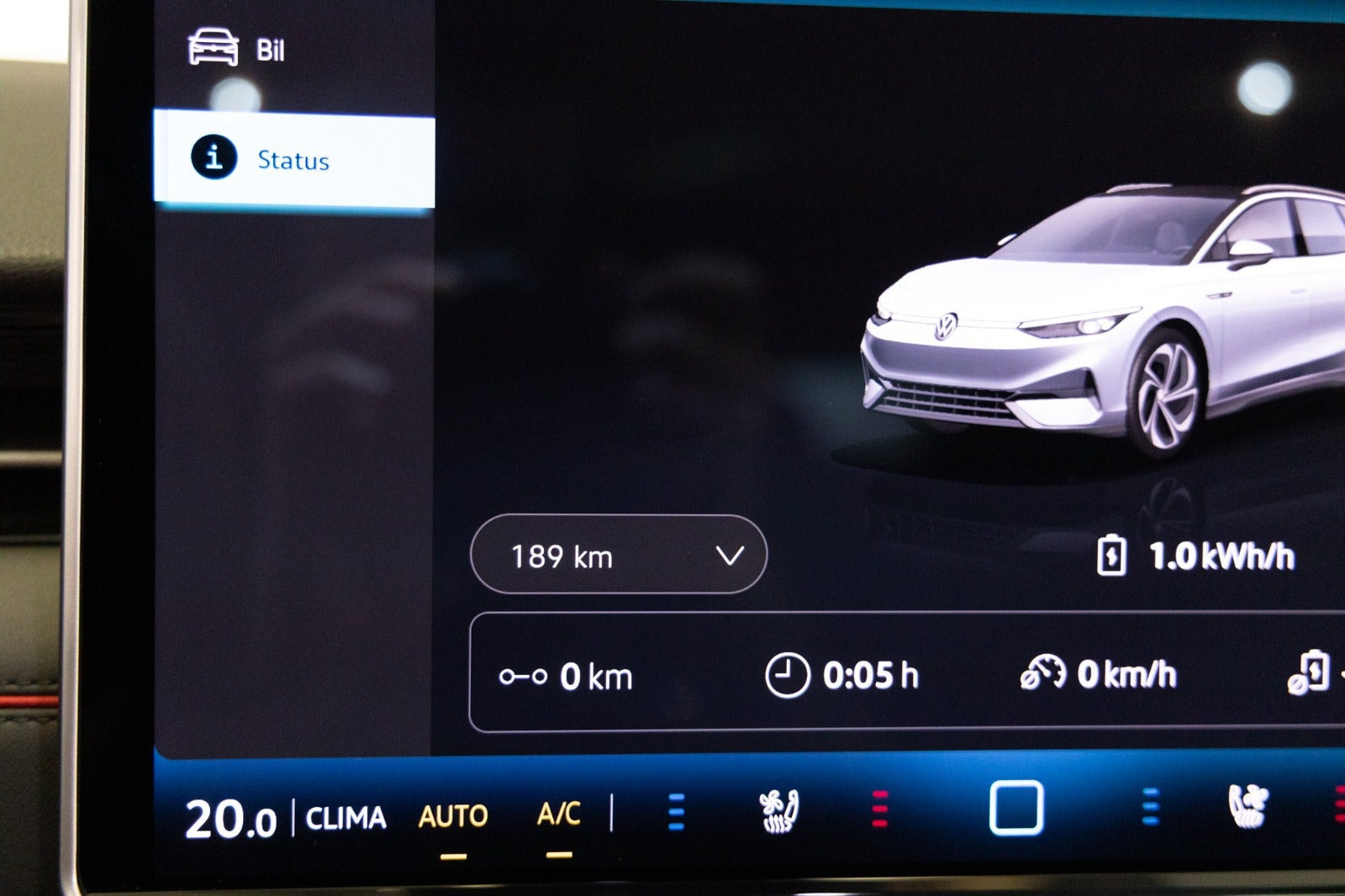 Rød VW ID.7 fra 2025