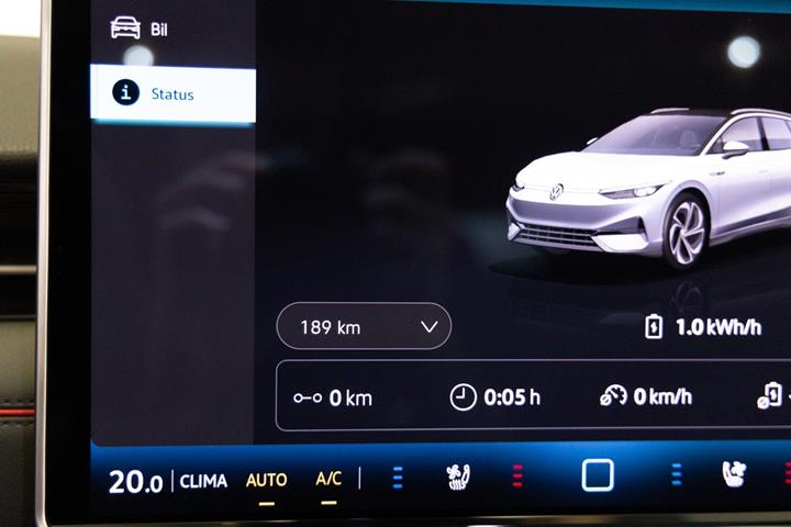 Rød VW ID.7 fra 2025