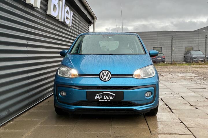 Blå VW UP! fra 2017