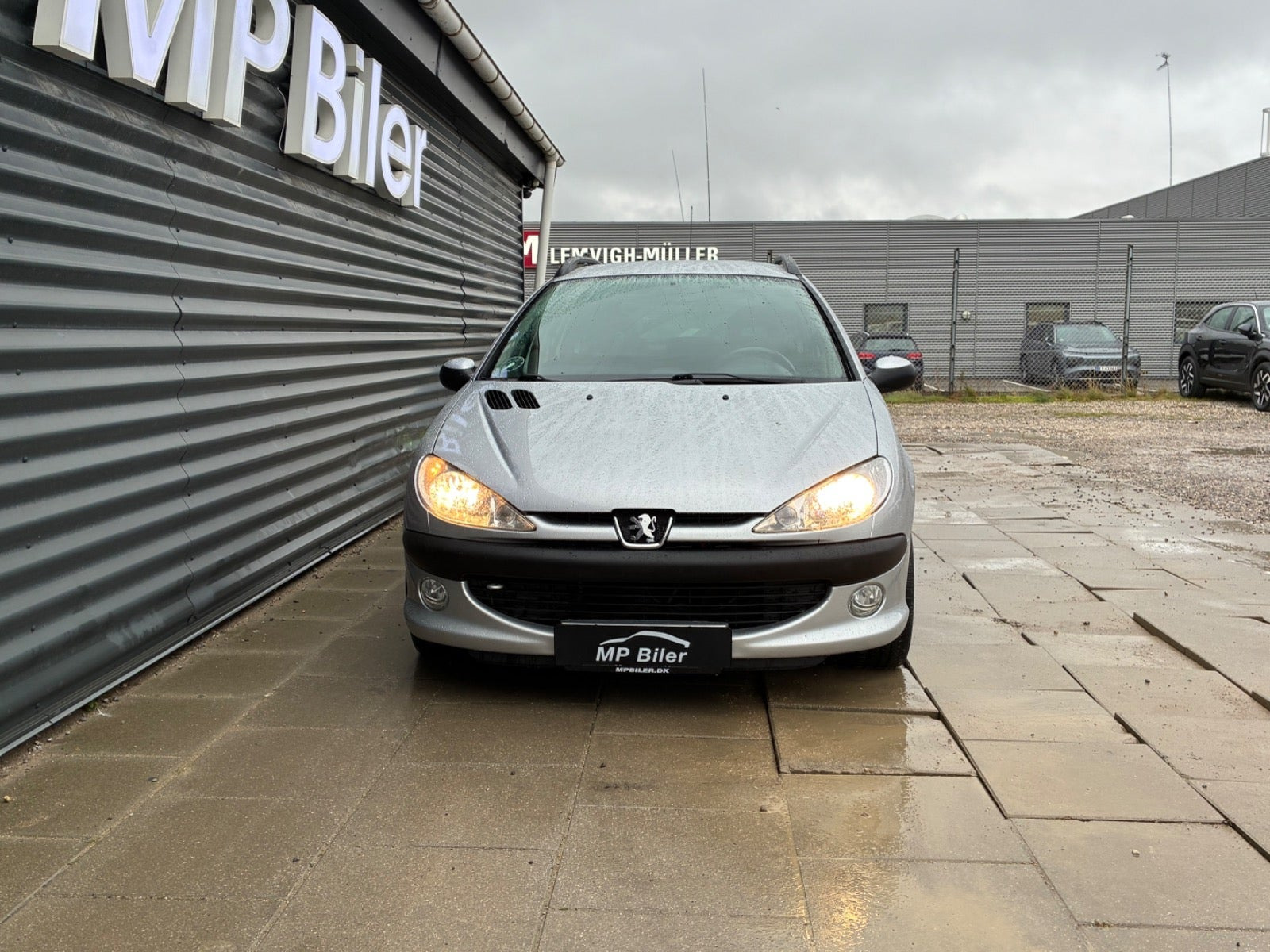Sølv Peugeot 206 fra 2002
