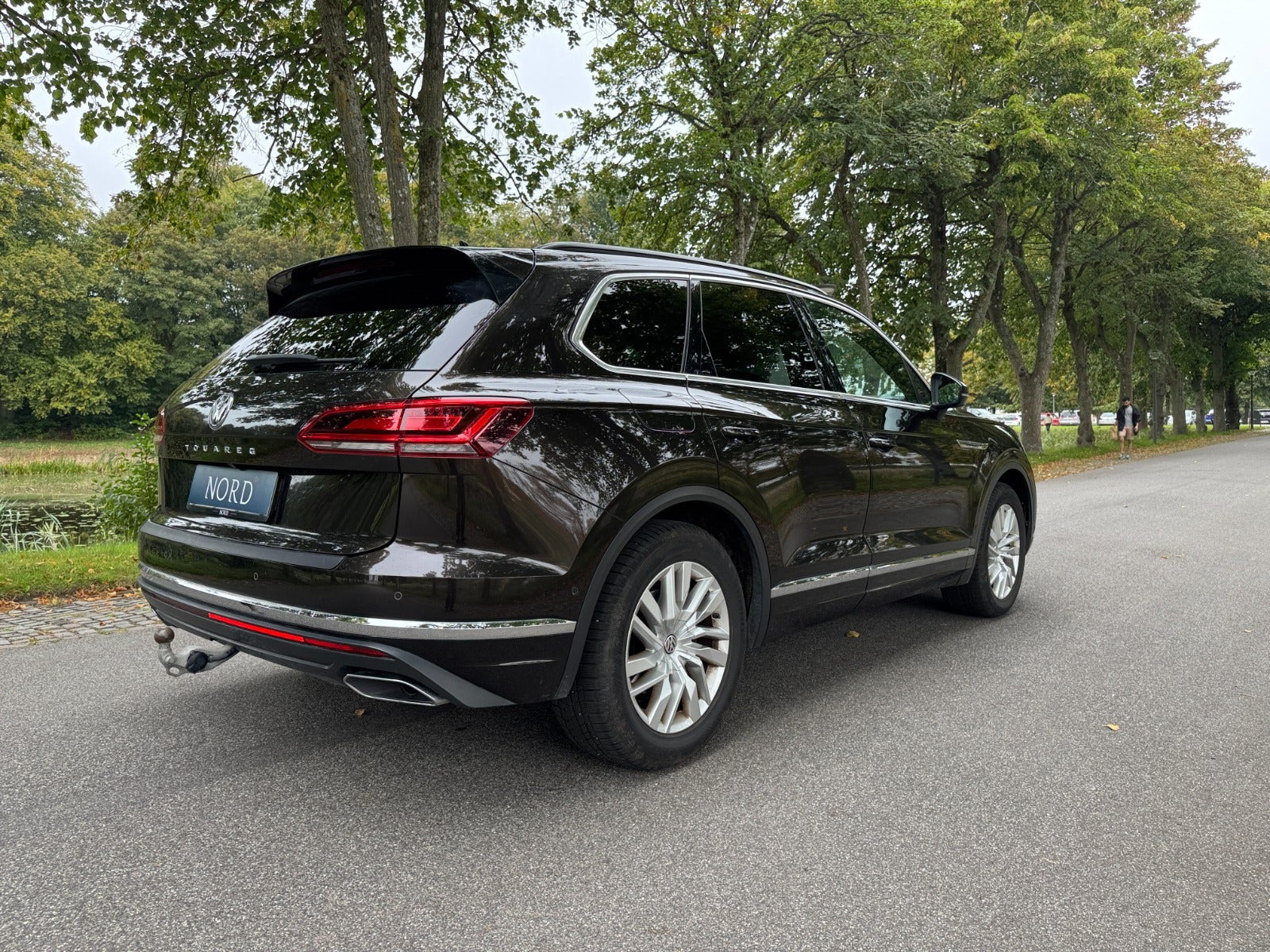 Grøn VW Touareg fra 2018