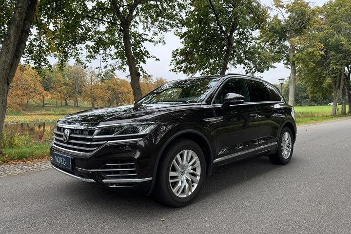 Grøn VW Touareg fra 2018