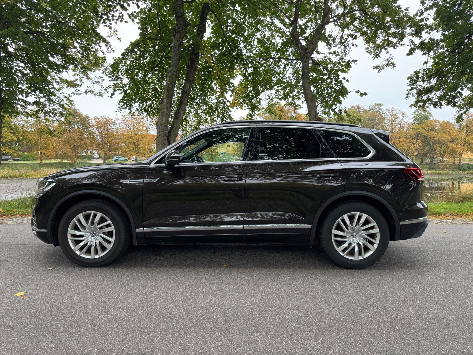 Grøn VW Touareg fra 2018