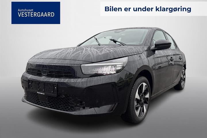Sort Opel Corsa-e fra 2026