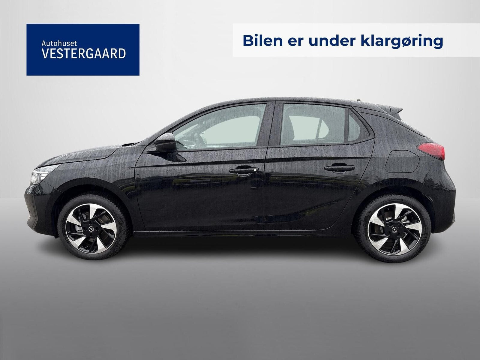 Sort Opel Corsa-e fra 2026