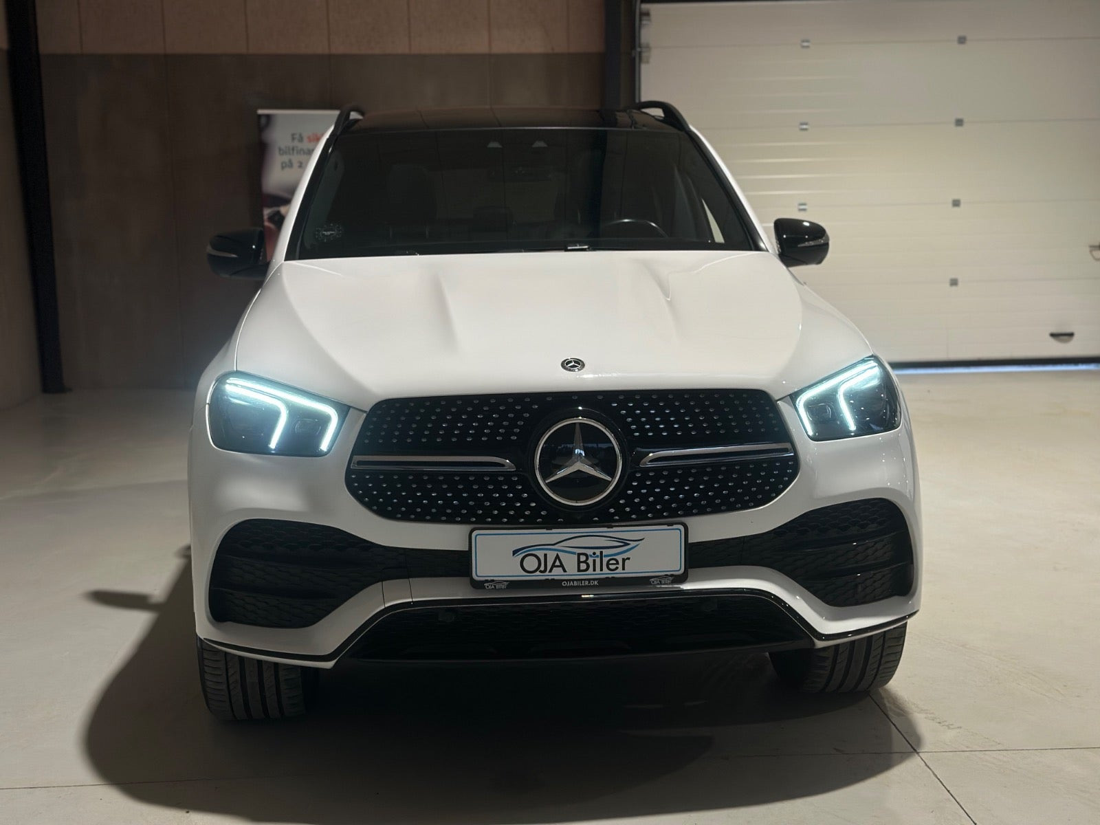 Hvid Mercedes GLE350 de fra 2020