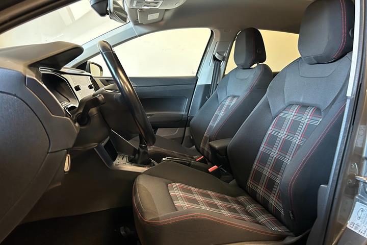 Gul VW Polo fra 2019
