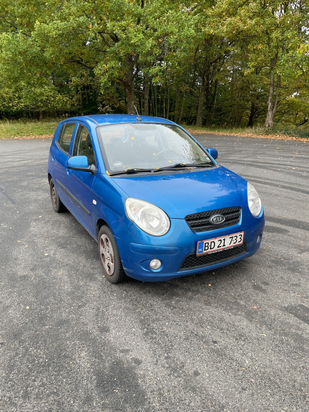 Grå Kia Picanto fra 2010