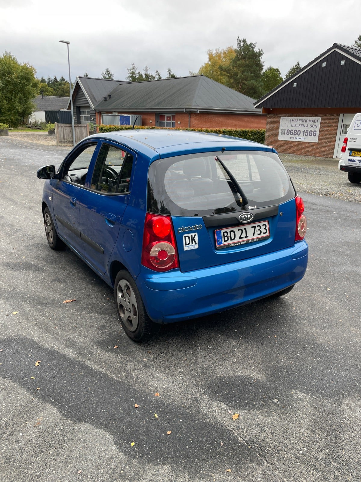 Grå Kia Picanto fra 2010