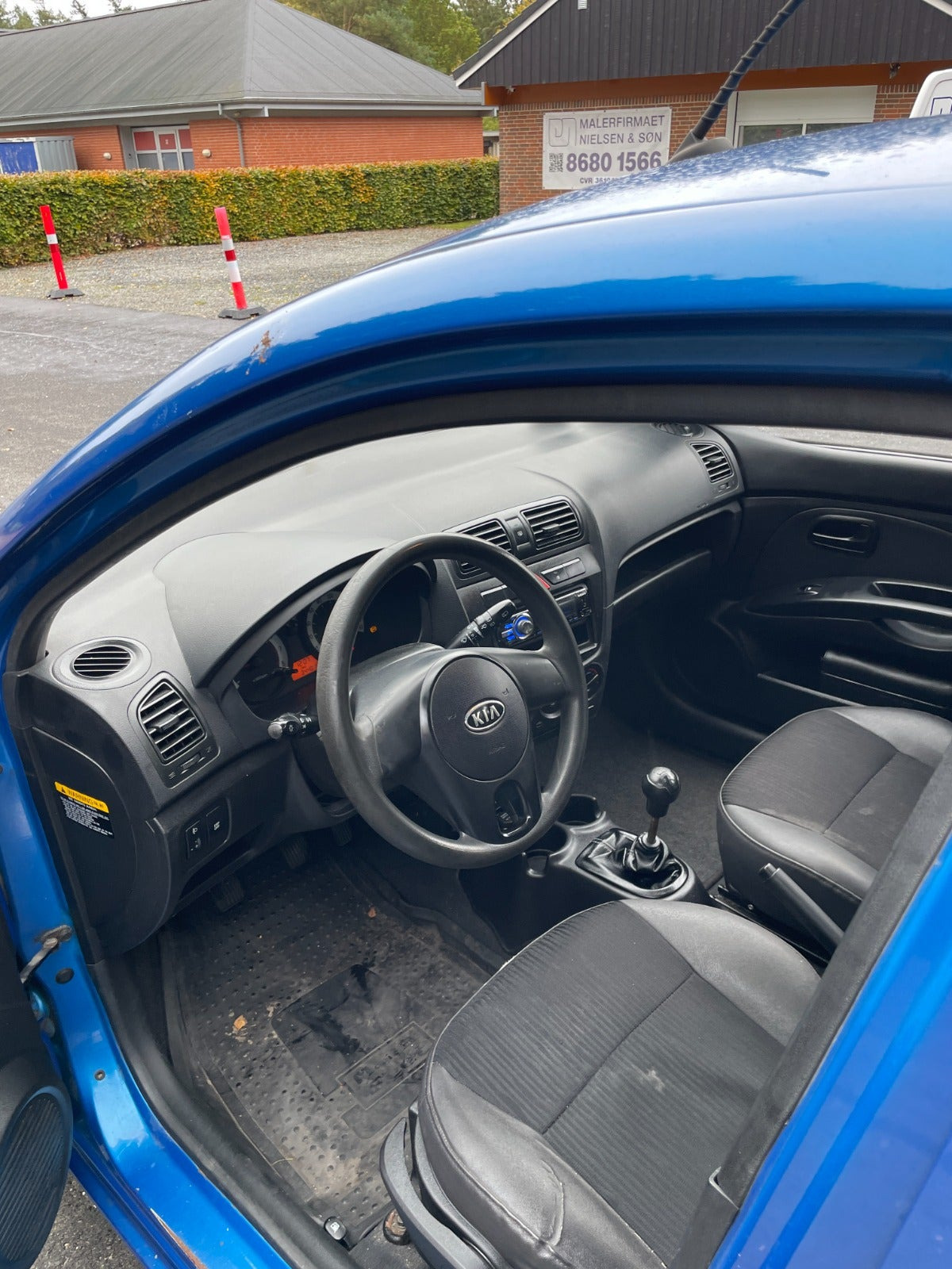 Grå Kia Picanto fra 2010