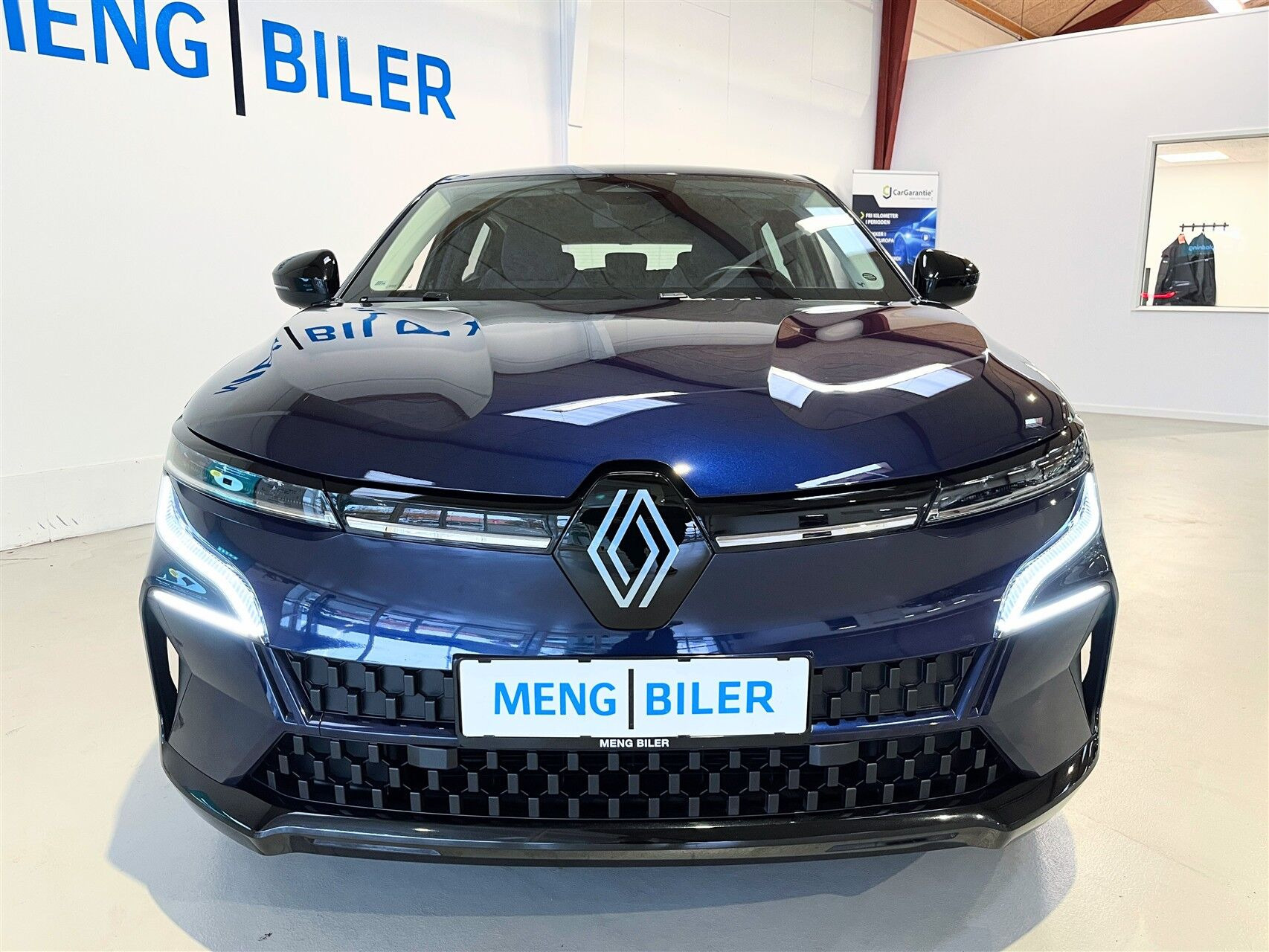 Blå Renault Mégane fra 2023