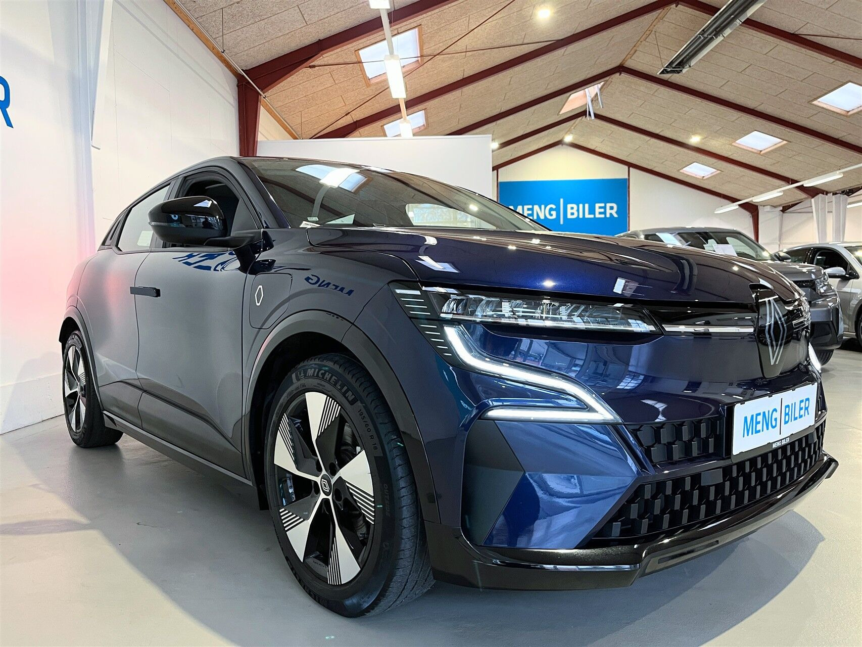Blå Renault Mégane fra 2023