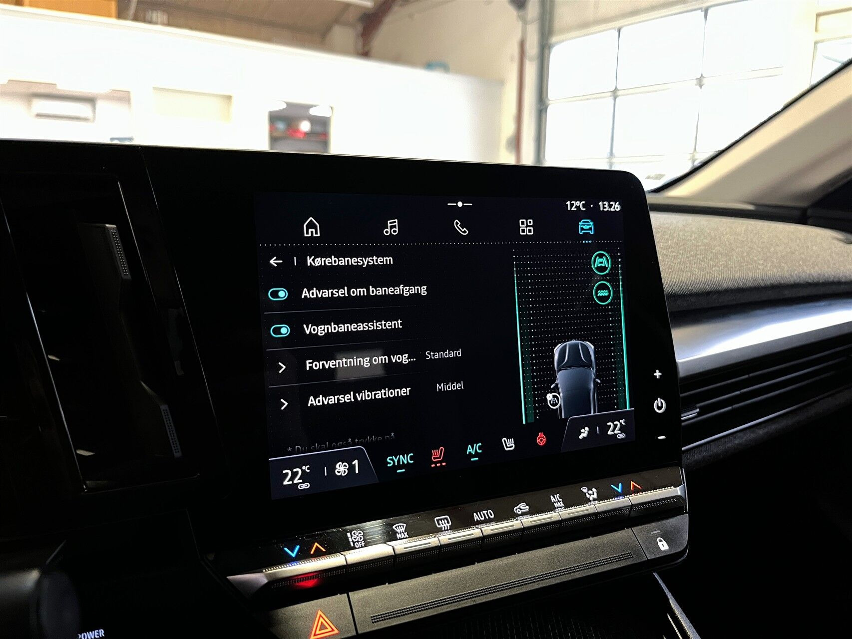 Blå Renault Mégane fra 2023