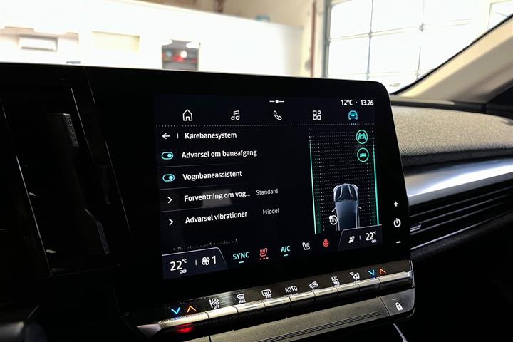Blå Renault Mégane fra 2023