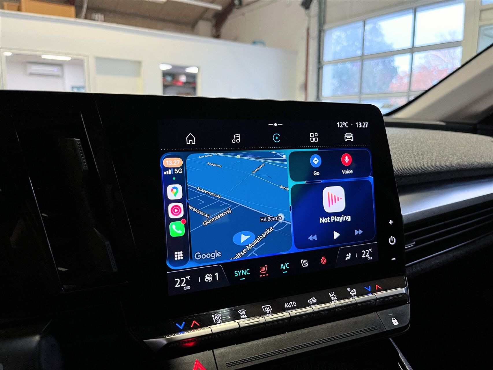 Blå Renault Mégane fra 2023