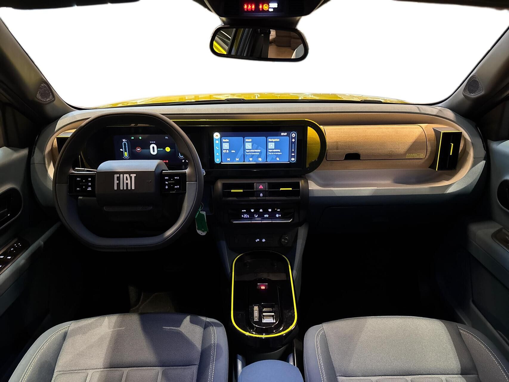 Gul Fiat Grande Panda fra 2025