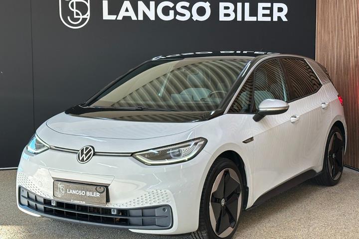 Hvid VW ID.3 fra 2020