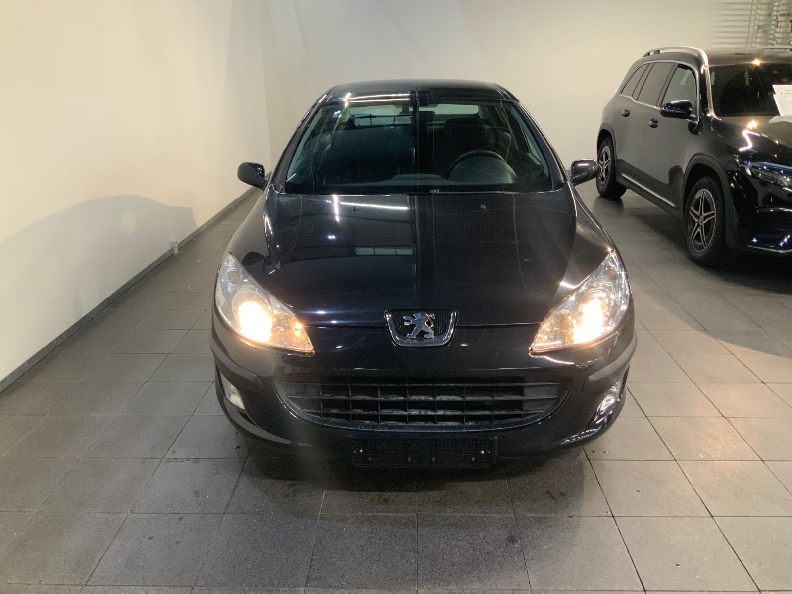 Sort Peugeot 407 fra 2006