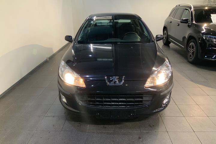 Sort Peugeot 407 fra 2006
