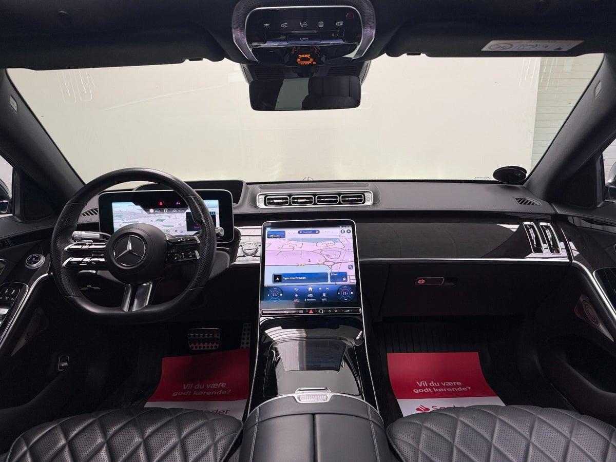 Sort Mercedes S580 e fra 2022