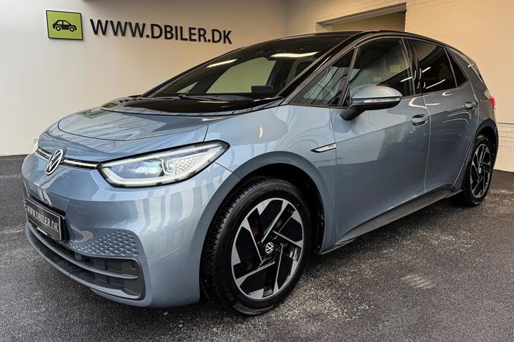 Grå VW ID.3 fra 2021
