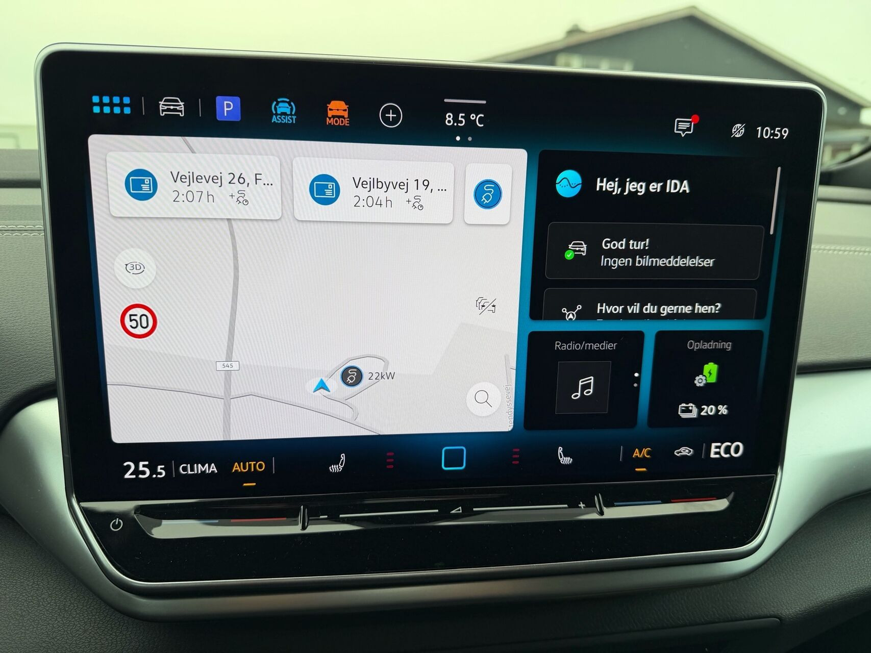 Blå VW ID.5 fra 2024