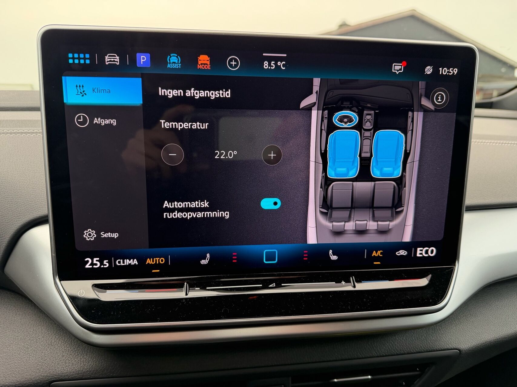 Blå VW ID.5 fra 2024