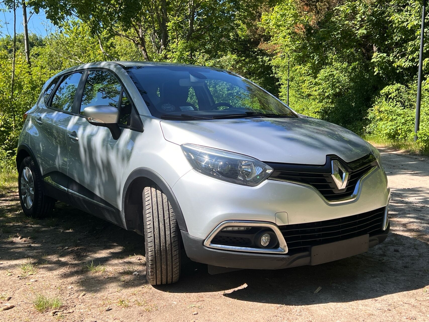 Sølv Renault Captur fra 2013