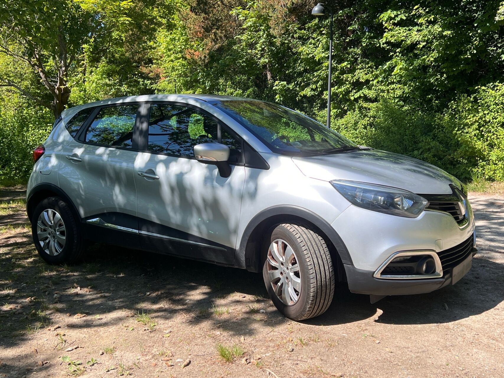 Sølv Renault Captur fra 2013