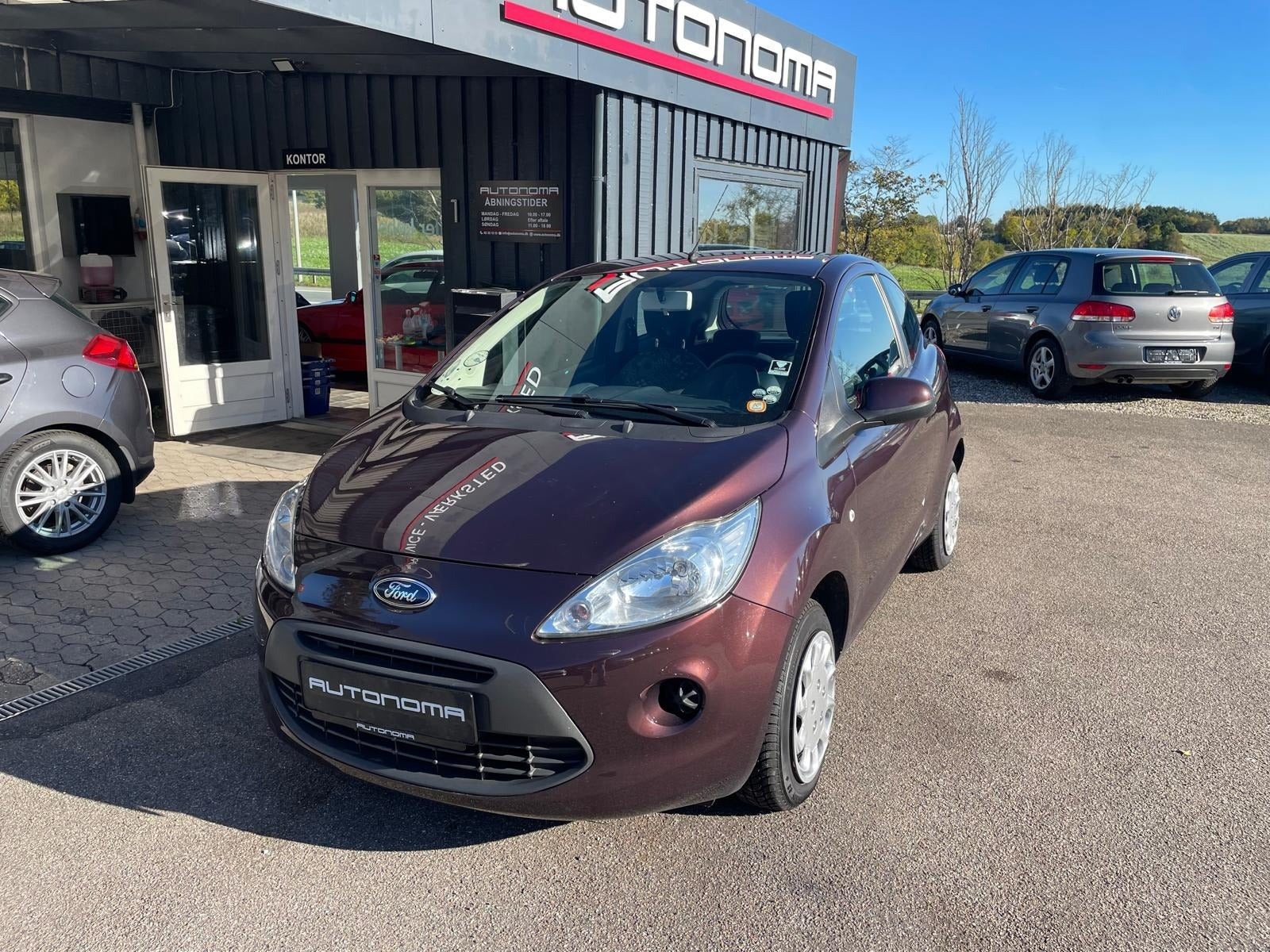 Grøn Ford Ka fra 2014