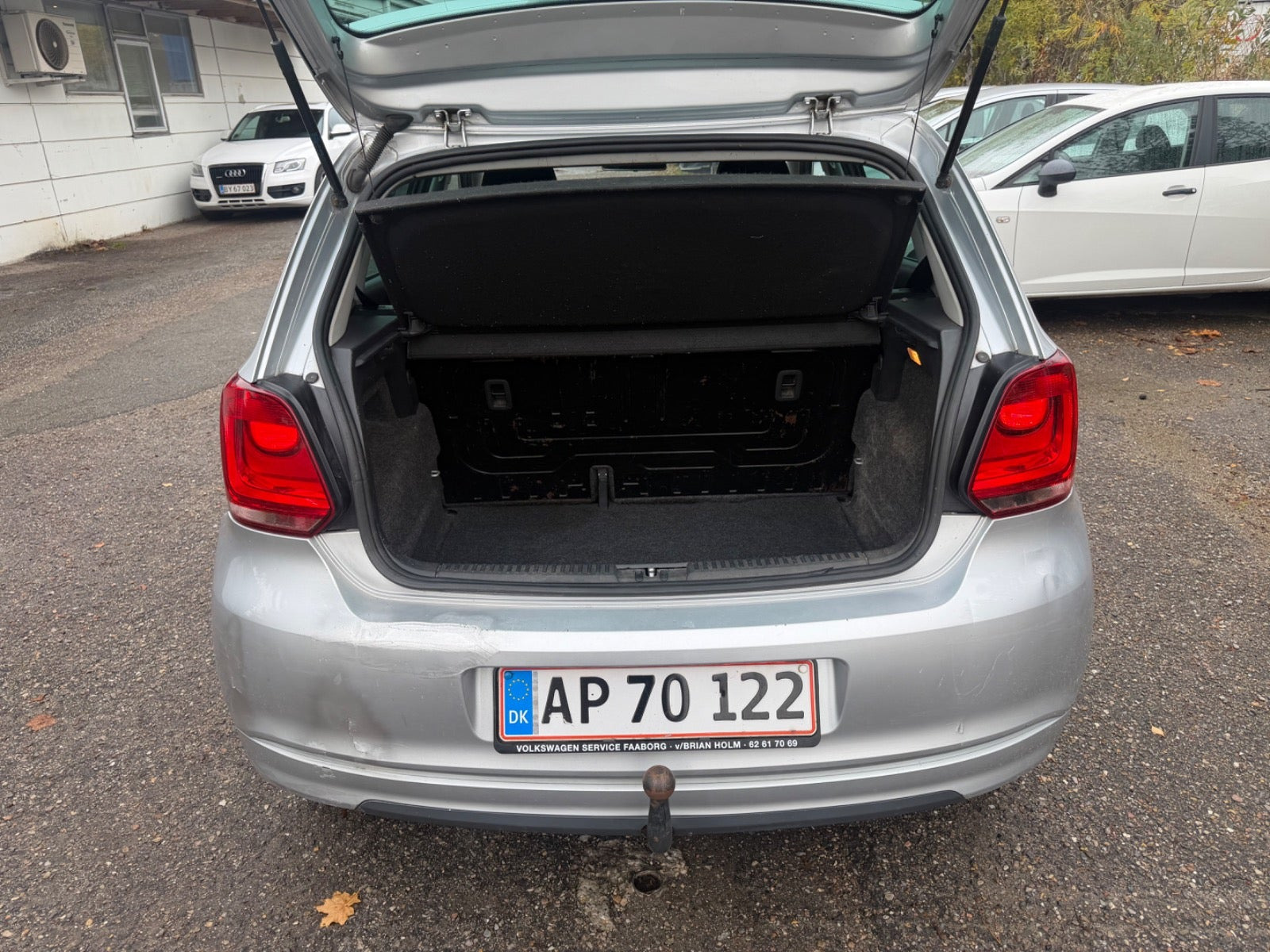 Grøn VW Polo fra 2013