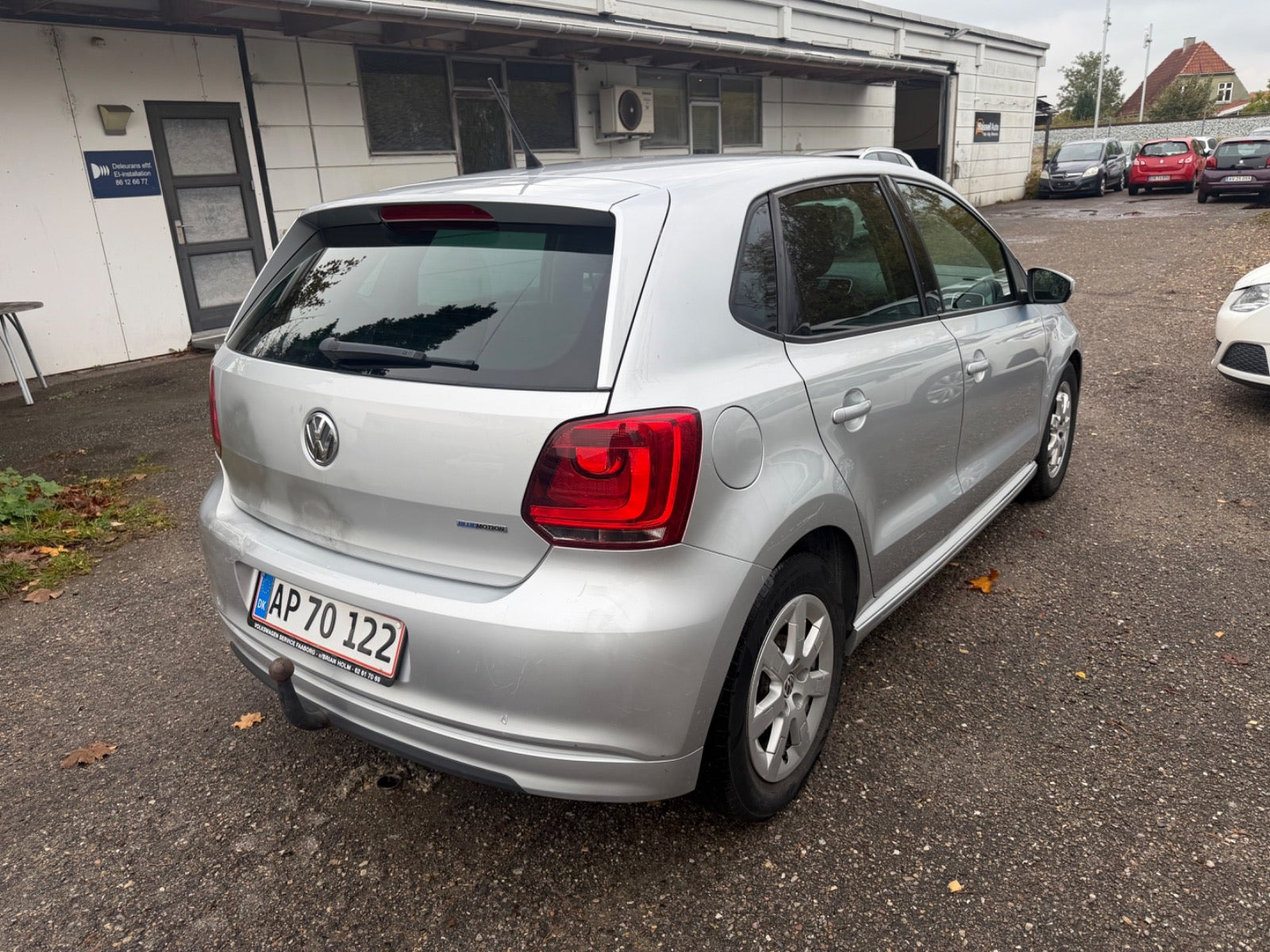 Grøn VW Polo fra 2013